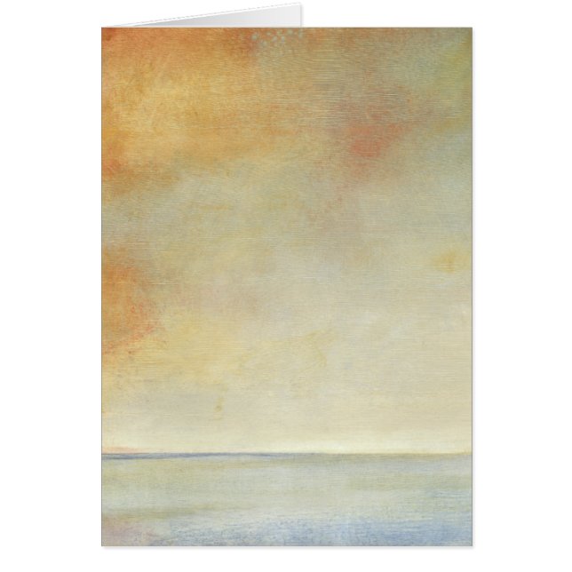 Balnéaire avec coucher de soleil Orange (Devant)