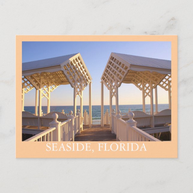 Balnéaire, Florida Pavilion Beach Access Carte pos (Devant)