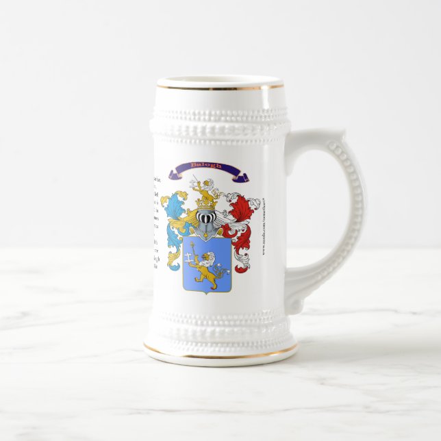 Balogh, the Origin, Meaning and the Crest  Stein (Right)