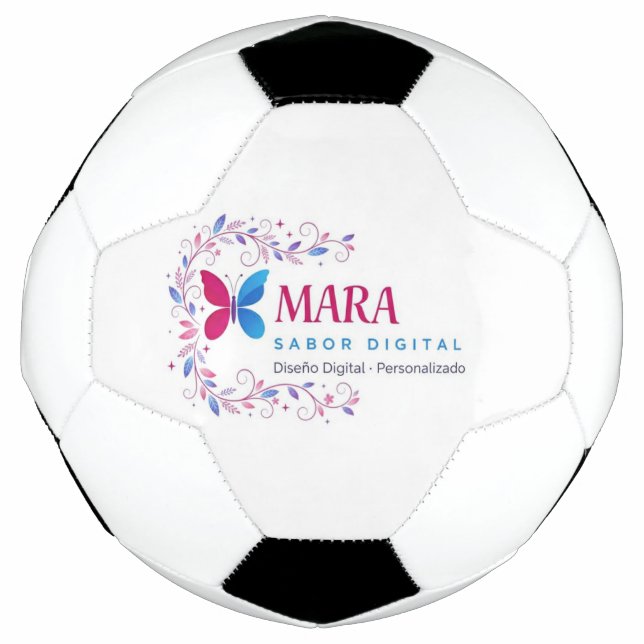 Balón de fútbol Delantal — Marca con sabor Soccer Ball (Front)