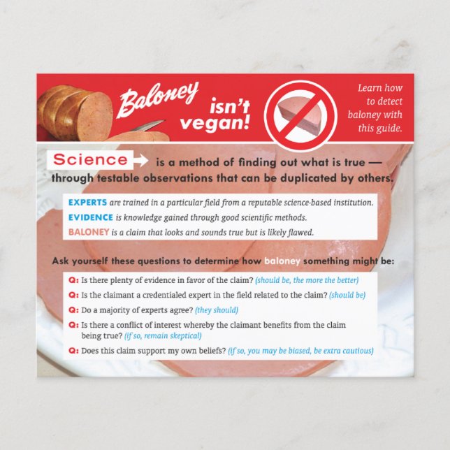 Baloney Detection Guide Flyer (Front)