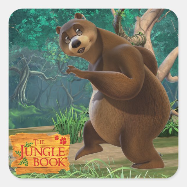 Baloo 3 square sticker (Front)