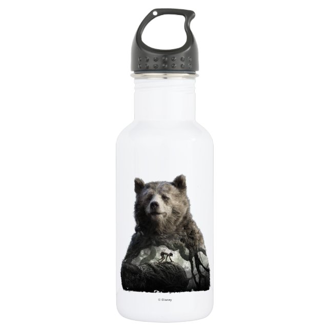 Baloo & Mowgli | The Jungle Book 532 Ml Water Bottle (Front)