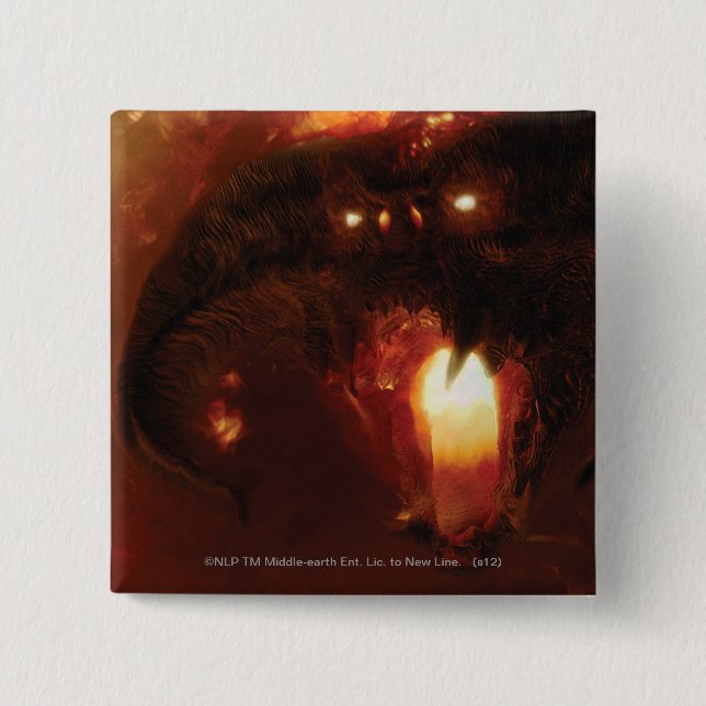 Balrog 2 Inch Square Button (Front)