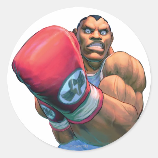 Balrog Grin Classic Round Sticker (Front)
