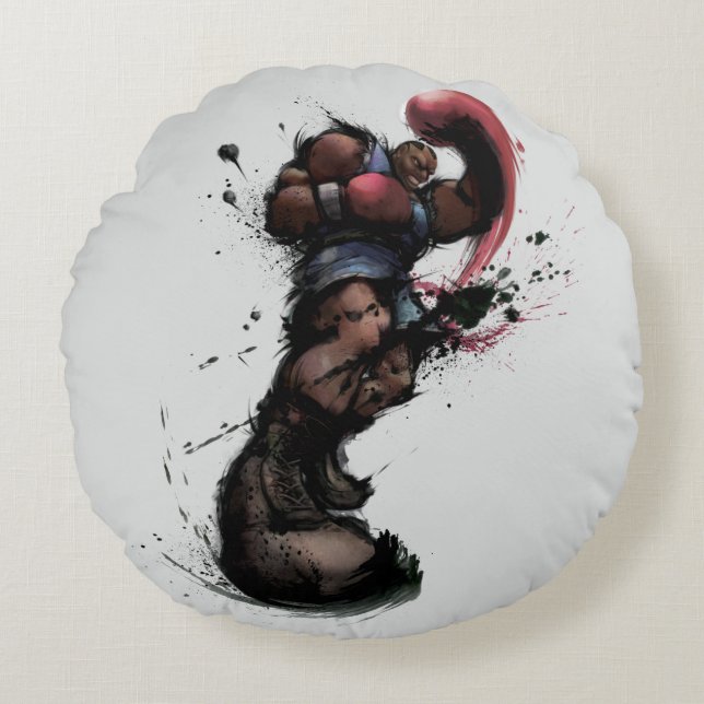 Balrog Punch Round Pillow (Front)