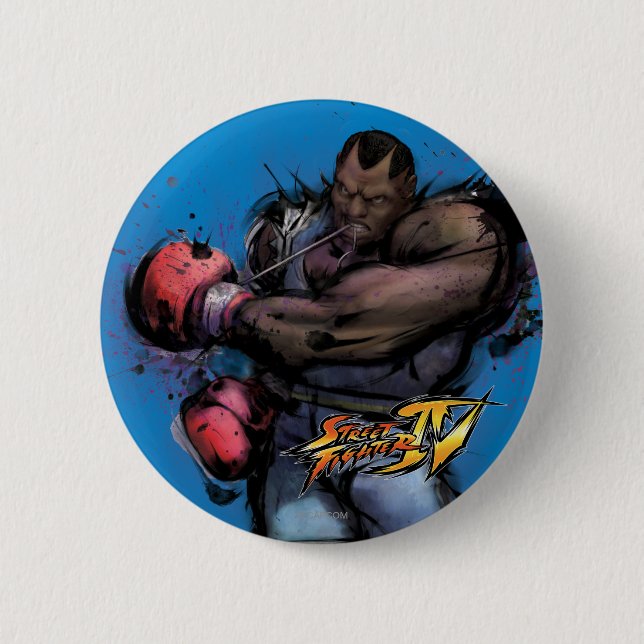 Balrog Tying on Glove 2 Inch Round Button (Front)