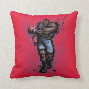 Balrog Tying on Glove Throw Pillow