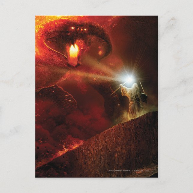 Balrog Versus GANDALF™ Postcard (Front)