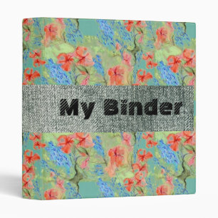 Balsam and Lobelia flowers Binder