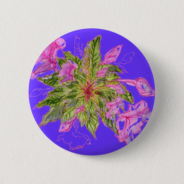 Balsam Bouquet 2 Inch Round Button (Front)