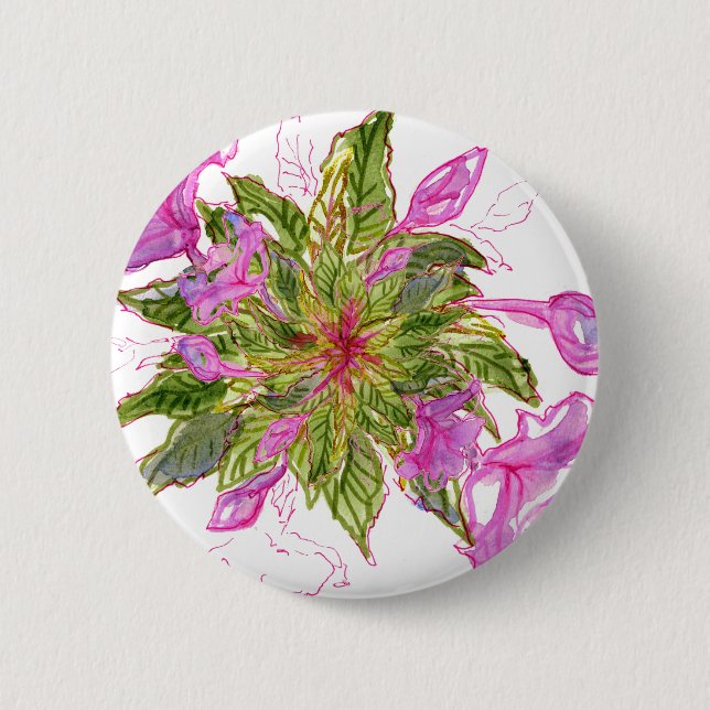 Balsam Bouquet 2 Inch Round Button (Front)