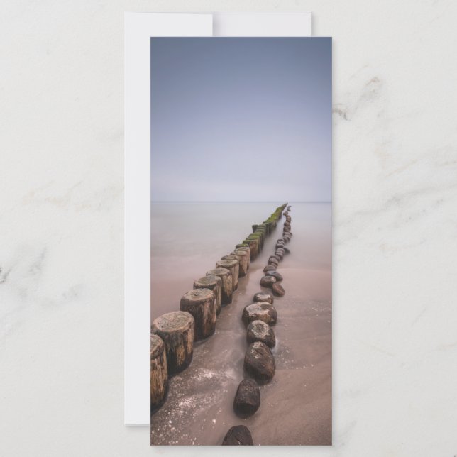 Baltic Sea Beach Photo Card (Front)