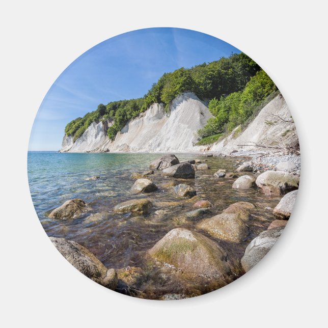 Baltic Sea coast on the island Ruegen Magnet (Front)