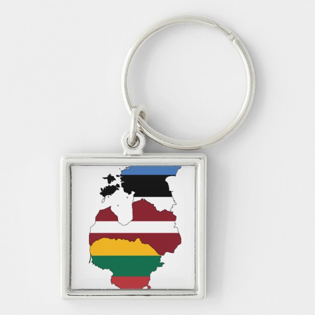 Baltic states keychain (Front)