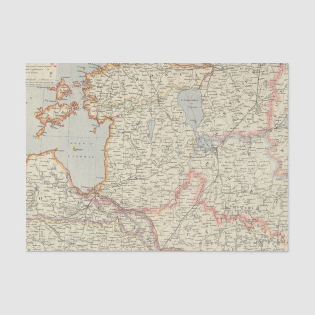 Baltic States Tissue Paper (Front)