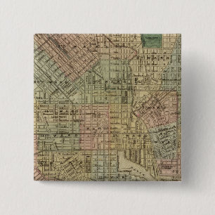 Baltimore 2 inch square button