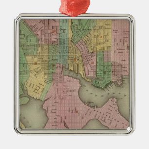 Baltimore 2 metal ornament