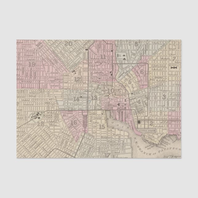 Baltimore 4 tissue paper (Front)
