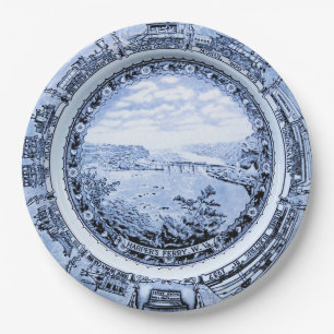 Baltimore and Ohio Vintage Railroad China Paper Plate