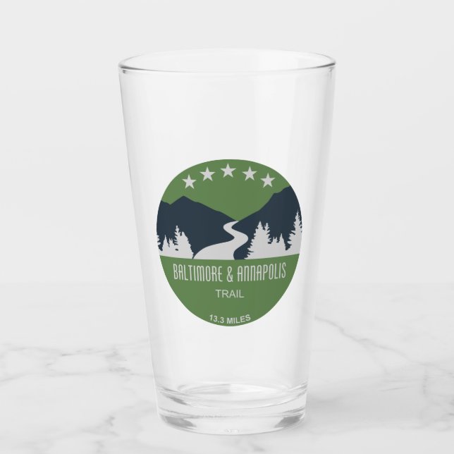 Baltimore & Annapolis Trail Glass (Front)