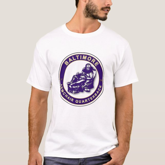 Baltimore Armchair Quarterback Football Shirt (Front)