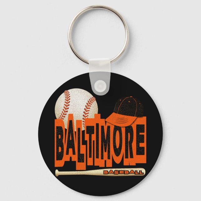 BALTIMORE BASEBALL KEYCHAIN (Front)
