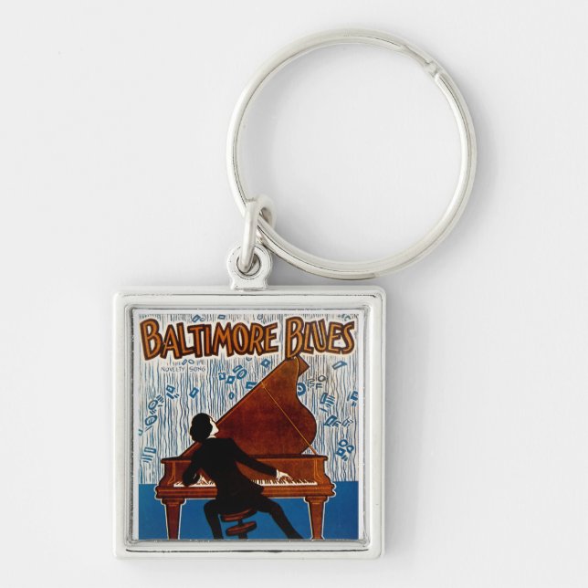 Baltimore Blues Keychain (Front)