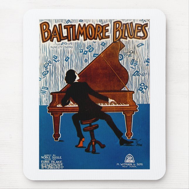 Baltimore Blues Mouse Pad (Front)