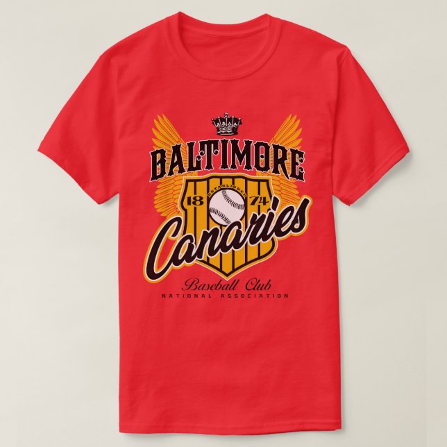 Baltimore Canaries T-Shirt (Design Front)