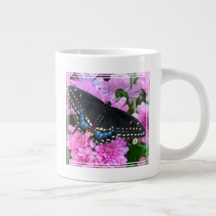 Baltimore Chequered Butterfly Large Coffee Mug