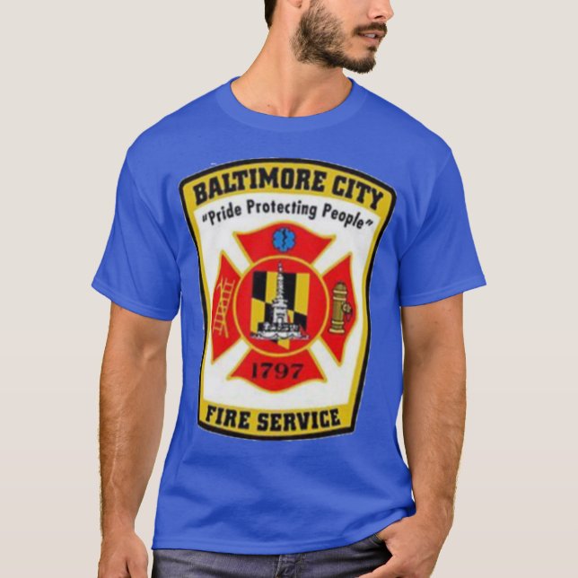 Baltimore City Fire Service T-Shirt (Front)