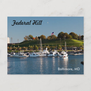 Baltimore Federal Hill Park Postcard