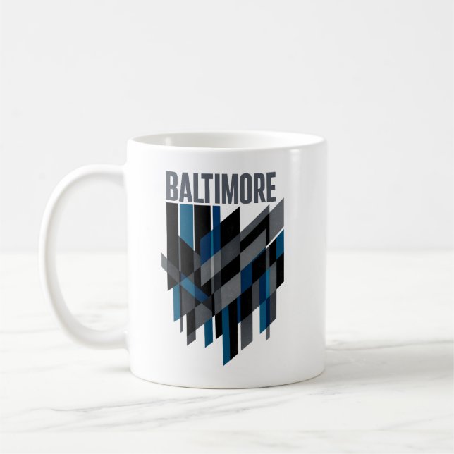 BALTIMORE — Gridline Intersections Coffee Mug (Left)