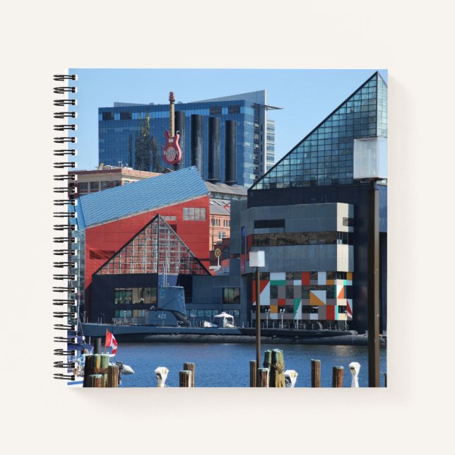 Baltimore Inner Harbour Notebook (Front)