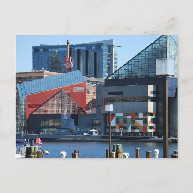Baltimore Inner Harbour Postcard (Front)