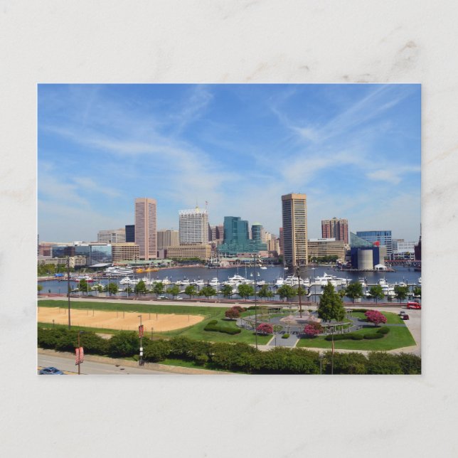 Baltimore Inner Harbour Postcard (Front)