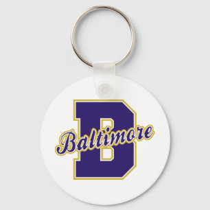 Baltimore Letter Keychain