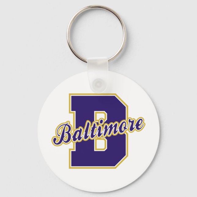 Baltimore Letter Keychain (Front)