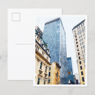 Baltimore Maryland Beautiful Oil Painting City Postcard