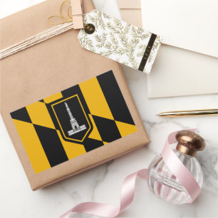 Baltimore (Maryland) City flag Sticker