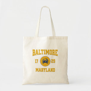 Baltimore Maryland College University Style Tote Bag
