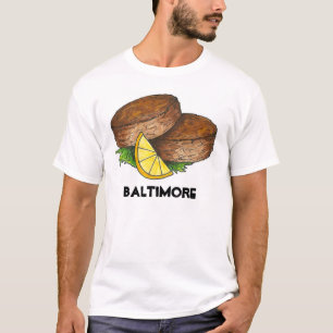 Baltimore Maryland Crab Cake Crabcake Seafood Food T-Shirt