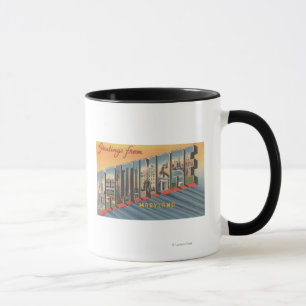 Baltimore, Maryland - Large Letter Scenes 2 Mug