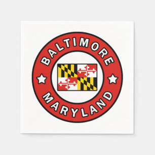 Baltimore Maryland Napkin