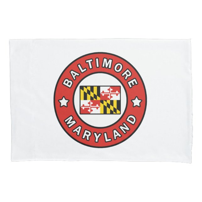 Baltimore Maryland Pillowcase (Front)