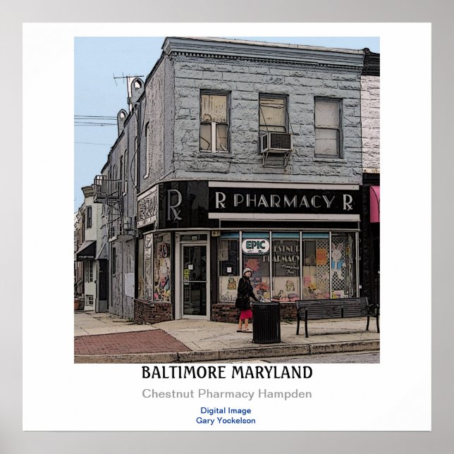 Baltimore Maryland Poster (Front)
