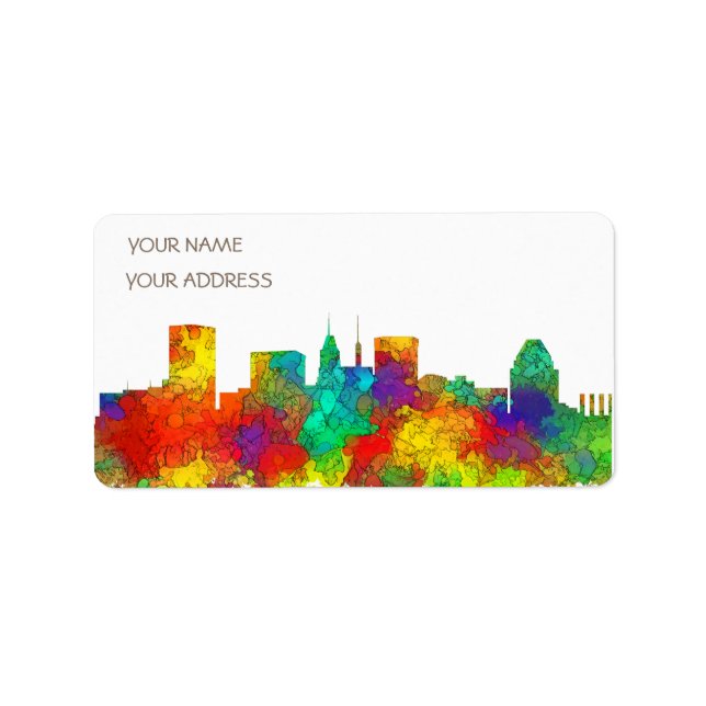 BALTIMORE, MARYLAND SG - LABEL (Front)