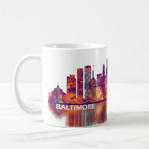 Baltimore Maryland Skyline Coffee Mug