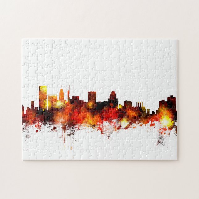 Baltimore Maryland Skyline Jigsaw Puzzle (Horizontal)
